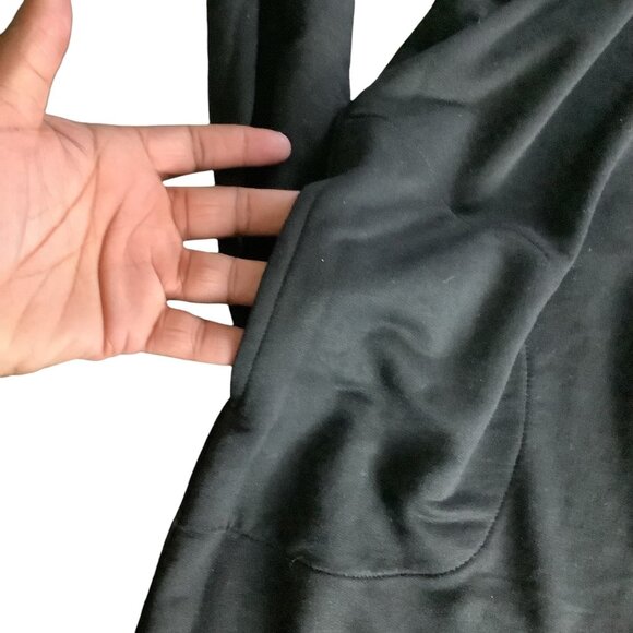 Calvin Klein Side Logo Hoodie Black Dress Womens Size L Long Sleeve - Picture 5 of 16